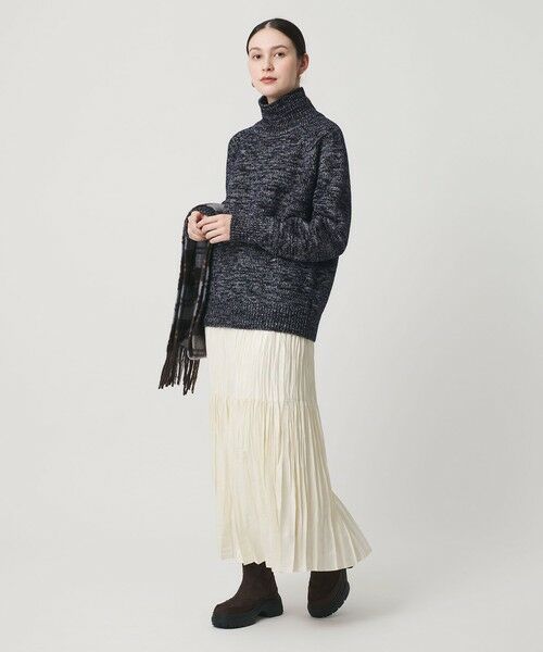 BEAUTY&YOUTH UNITED ARROWS / ビューティー&ユース ユナイテッドアローズ ニット・セーター | ミックスカラー ラメ タートルネック ニットプルオーバー | 詳細19