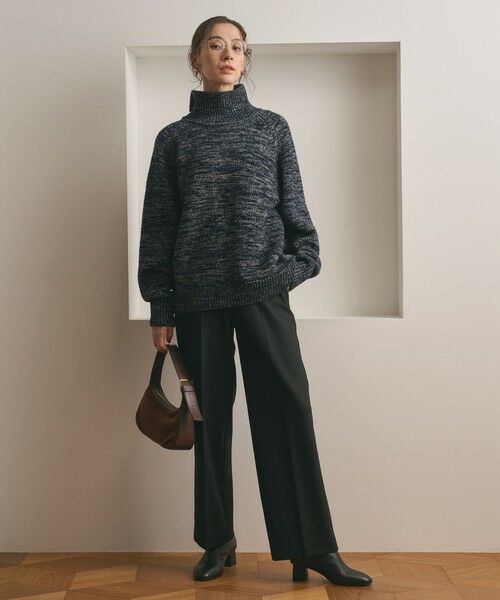 BEAUTY&YOUTH UNITED ARROWS / ビューティー&ユース ユナイテッドアローズ ニット・セーター | ミックスカラー ラメ タートルネック ニットプルオーバー | 詳細13