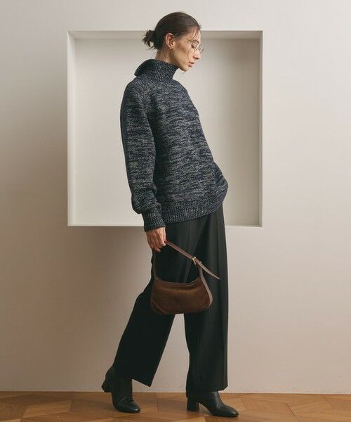 BEAUTY&YOUTH UNITED ARROWS / ビューティー&ユース ユナイテッドアローズ ニット・セーター | ミックスカラー ラメ タートルネック ニットプルオーバー | 詳細14