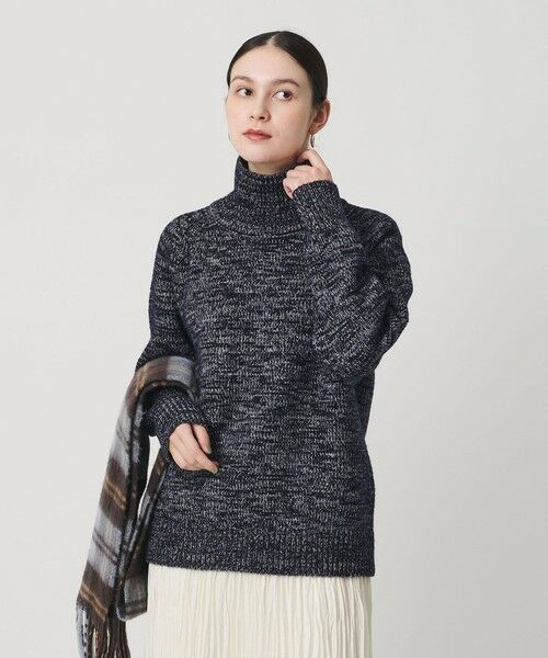 BEAUTY&YOUTH UNITED ARROWS / ビューティー&ユース ユナイテッドアローズ ニット・セーター | ミックスカラー ラメ タートルネック ニットプルオーバー | 詳細16