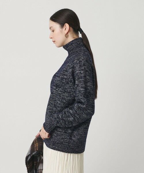 BEAUTY&YOUTH UNITED ARROWS / ビューティー&ユース ユナイテッドアローズ ニット・セーター | ミックスカラー ラメ タートルネック ニットプルオーバー | 詳細17