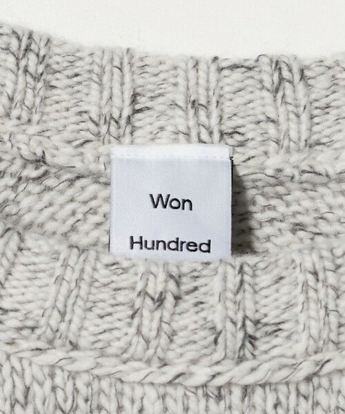 BEAUTY&YOUTH UNITED ARROWS / ビューティー&ユース ユナイテッドアローズ ニット・セーター | ＜Won Hundred＞BELA ニットプルオーバー | 詳細6