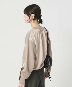 BEAUTY&YOUTH UNITED ARROWS / ビューティー&ユース ユナイテッドアローズ ニット・セーター | 【WEB限定 Wardrobe DAILY MINIMAL】ドロスト ドッキングニットプルオーバー ウォッシャブル
