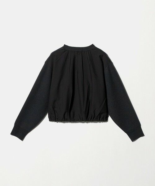 BEAUTY&YOUTH UNITED ARROWS / ビューティー&ユース ユナイテッドアローズ ニット・セーター | 【WEB限定 Wardrobe DAILY MINIMAL】ドロスト ドッキングニットプルオーバー ウォッシャブル | 詳細9