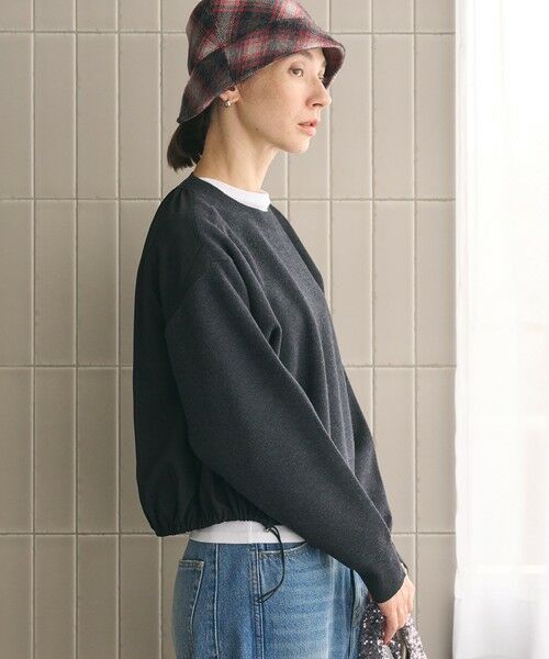 BEAUTY&YOUTH UNITED ARROWS / ビューティー&ユース ユナイテッドアローズ ニット・セーター | 【WEB限定 Wardrobe DAILY MINIMAL】ドロスト ドッキングニットプルオーバー ウォッシャブル | 詳細4