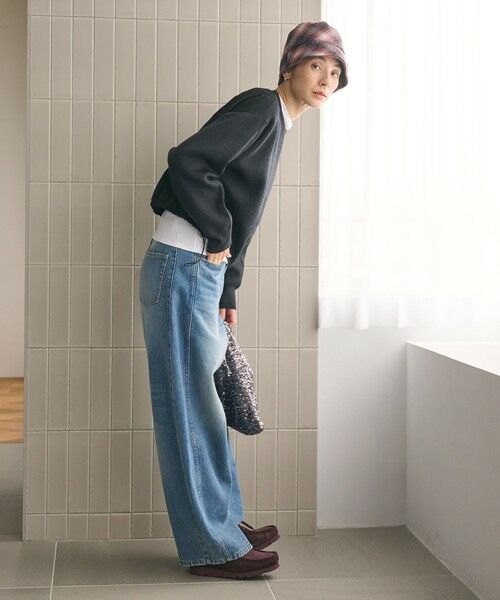 BEAUTY&YOUTH UNITED ARROWS / ビューティー&ユース ユナイテッドアローズ ニット・セーター | 【WEB限定 Wardrobe DAILY MINIMAL】ドロスト ドッキングニットプルオーバー ウォッシャブル | 詳細7