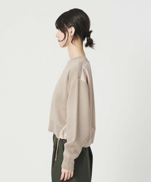 BEAUTY&YOUTH UNITED ARROWS / ビューティー&ユース ユナイテッドアローズ ニット・セーター | 【WEB限定 Wardrobe DAILY MINIMAL】ドロスト ドッキングニットプルオーバー ウォッシャブル | 詳細19