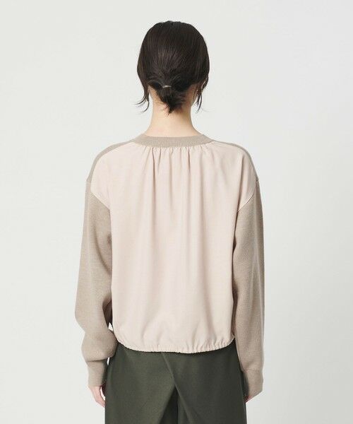 BEAUTY&YOUTH UNITED ARROWS / ビューティー&ユース ユナイテッドアローズ ニット・セーター | 【WEB限定 Wardrobe DAILY MINIMAL】ドロスト ドッキングニットプルオーバー ウォッシャブル | 詳細20