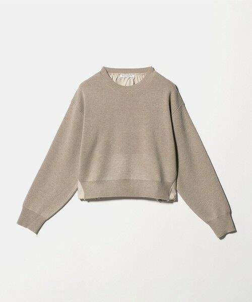 BEAUTY&YOUTH UNITED ARROWS / ビューティー&ユース ユナイテッドアローズ ニット・セーター | 【WEB限定 Wardrobe DAILY MINIMAL】ドロスト ドッキングニットプルオーバー ウォッシャブル | 詳細21
