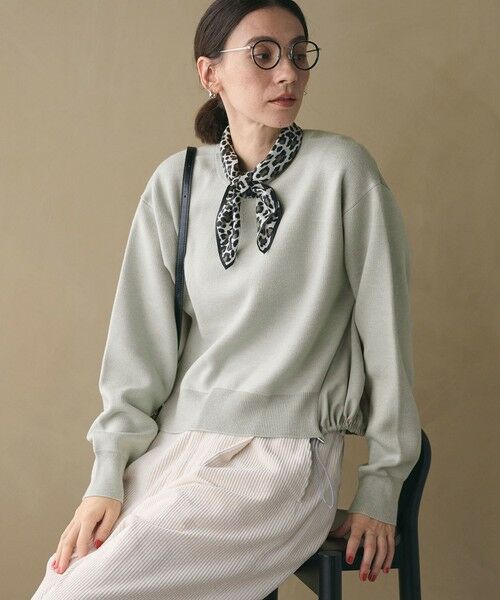 BEAUTY&YOUTH UNITED ARROWS / ビューティー&ユース ユナイテッドアローズ ニット・セーター | 【WEB限定 Wardrobe DAILY MINIMAL】ドロスト ドッキングニットプルオーバー ウォッシャブル | 詳細25