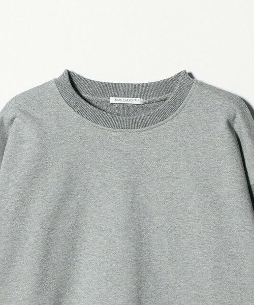 BEAUTY&YOUTH UNITED ARROWS / ビューティー&ユース ユナイテッドアローズ ニット・セーター | 【WEB限定】スウェット×ニット コンビプルオーバー ウォッシャブル | 詳細6