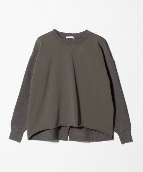 BEAUTY&YOUTH UNITED ARROWS / ビューティー&ユース ユナイテッドアローズ ニット・セーター | 【WEB限定】スウェット×ニット コンビプルオーバー ウォッシャブル | 詳細19