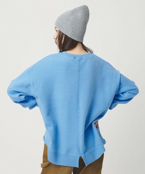 BEAUTY&YOUTH UNITED ARROWS / ビューティー&ユース ユナイテッドアローズ ニット・セーター | 【WEB限定】スウェット×ニット コンビプルオーバー ウォッシャブル | 詳細23