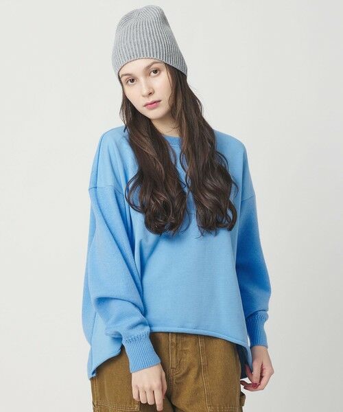 BEAUTY&YOUTH UNITED ARROWS / ビューティー&ユース ユナイテッドアローズ ニット・セーター | 【WEB限定】スウェット×ニット コンビプルオーバー ウォッシャブル | 詳細25