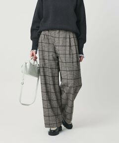 BEAUTY&YOUTH UNITED ARROWS / ビューティー&ユース ユナイテッドアローズ その他パンツ | チェック ワイドタックパンツ