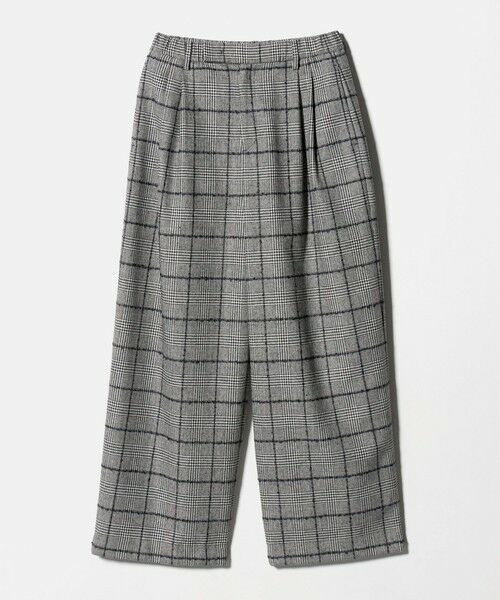 BEAUTY&YOUTH UNITED ARROWS / ビューティー&ユース ユナイテッドアローズ その他パンツ | チェック ワイドタックパンツ | 詳細4