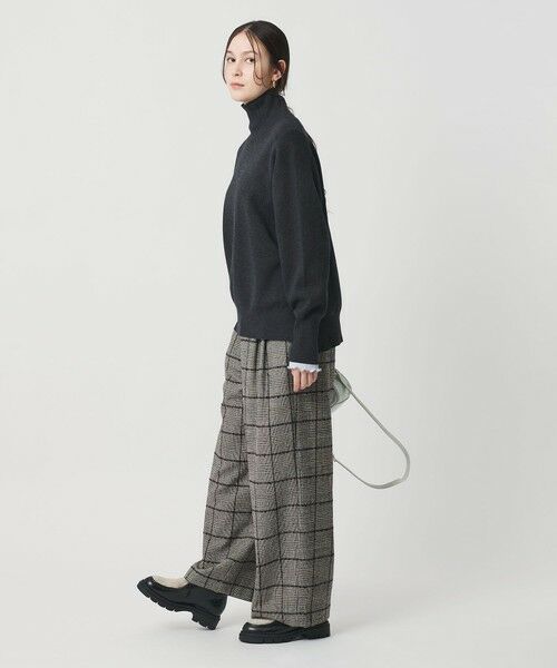 BEAUTY&YOUTH UNITED ARROWS / ビューティー&ユース ユナイテッドアローズ その他パンツ | チェック ワイドタックパンツ | 詳細3