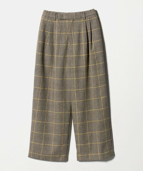 BEAUTY&YOUTH UNITED ARROWS / ビューティー&ユース ユナイテッドアローズ その他パンツ | チェック ワイドタックパンツ | 詳細15