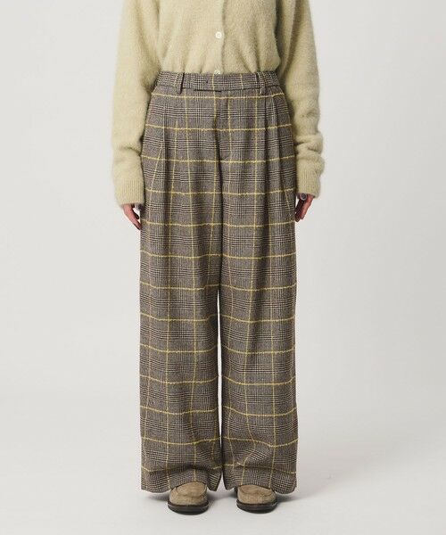 BEAUTY&YOUTH UNITED ARROWS / ビューティー&ユース ユナイテッドアローズ その他パンツ | チェック ワイドタックパンツ | 詳細12