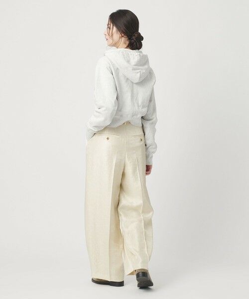 BEAUTY&YOUTH UNITED ARROWS / ビューティー&ユース ユナイテッドアローズ その他パンツ | レーヨンブレンド グロス カーブパンツ | 詳細3