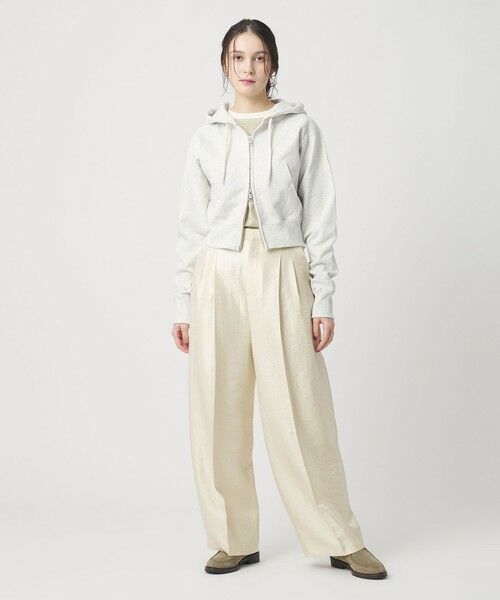 BEAUTY&YOUTH UNITED ARROWS / ビューティー&ユース ユナイテッドアローズ その他パンツ | レーヨンブレンド グロス カーブパンツ | 詳細4