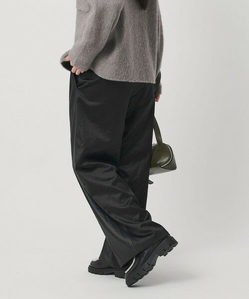 BEAUTY&YOUTH UNITED ARROWS / ビューティー&ユース ユナイテッドアローズ その他パンツ | ポリエステル 2トーンサテン ドロストパンツ ウォッシャブル | 詳細1