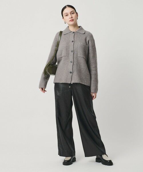 BEAUTY&YOUTH UNITED ARROWS / ビューティー&ユース ユナイテッドアローズ その他パンツ | ポリエステル 2トーンサテン ドロストパンツ ウォッシャブル | 詳細3