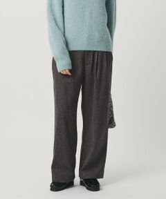 BEAUTY&YOUTH UNITED ARROWS / ビューティー&ユース ユナイテッドアローズ その他パンツ | 【WEB限定】裏起毛ヘリンボーン タックワイドパンツ ウォッシャブル