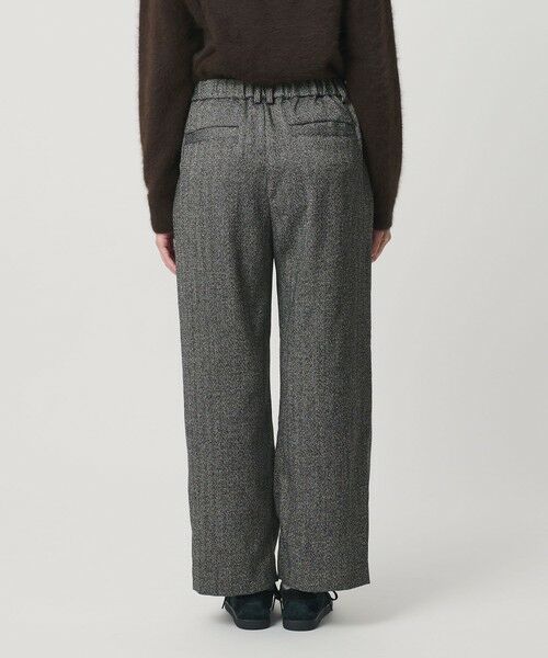 BEAUTY&YOUTH UNITED ARROWS / ビューティー&ユース ユナイテッドアローズ その他パンツ | 【WEB限定】裏起毛ヘリンボーン タックワイドパンツ ウォッシャブル | 詳細6