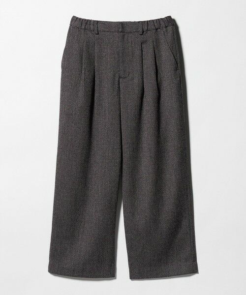 BEAUTY&YOUTH UNITED ARROWS / ビューティー&ユース ユナイテッドアローズ その他パンツ | 【WEB限定】裏起毛ヘリンボーン タックワイドパンツ ウォッシャブル | 詳細15