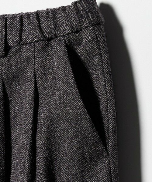 BEAUTY&YOUTH UNITED ARROWS / ビューティー&ユース ユナイテッドアローズ その他パンツ | 【WEB限定】裏起毛ヘリンボーン タックワイドパンツ ウォッシャブル | 詳細18