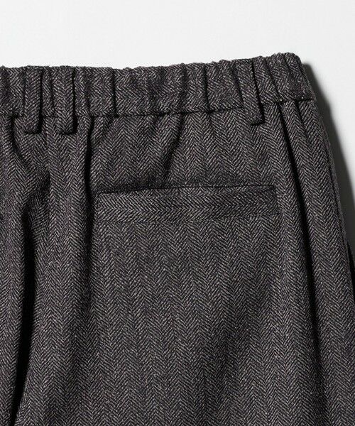 BEAUTY&YOUTH UNITED ARROWS / ビューティー&ユース ユナイテッドアローズ その他パンツ | 【WEB限定】裏起毛ヘリンボーン タックワイドパンツ ウォッシャブル | 詳細19