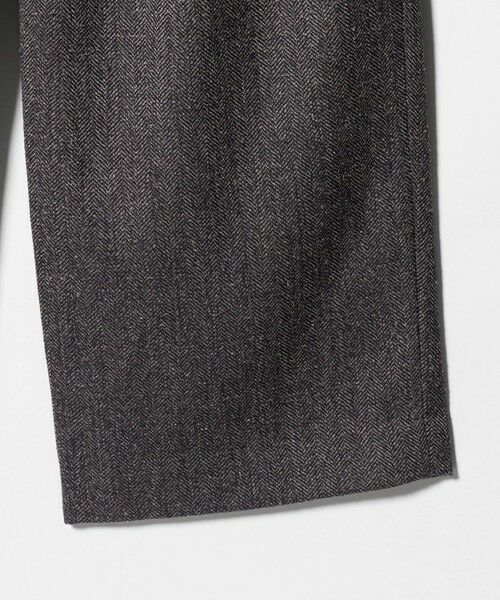 BEAUTY&YOUTH UNITED ARROWS / ビューティー&ユース ユナイテッドアローズ その他パンツ | 【WEB限定】裏起毛ヘリンボーン タックワイドパンツ ウォッシャブル | 詳細21