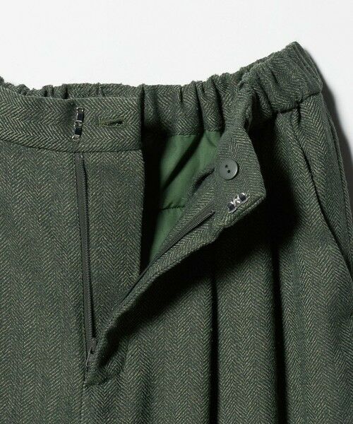 BEAUTY&YOUTH UNITED ARROWS / ビューティー&ユース ユナイテッドアローズ その他パンツ | 【WEB限定】裏起毛ヘリンボーン タックワイドパンツ ウォッシャブル | 詳細30