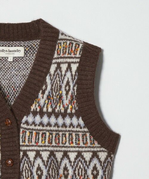 BEAUTY&YOUTH UNITED ARROWS / ビューティー&ユース ユナイテッドアローズ ベスト | ＜Lollys Laundry＞ジャガードニットベスト | 詳細10
