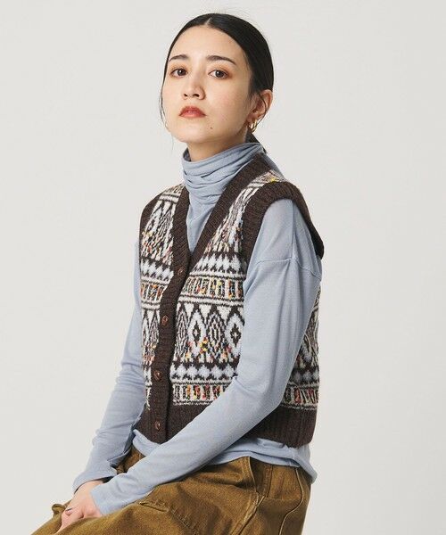 BEAUTY&YOUTH UNITED ARROWS / ビューティー&ユース ユナイテッドアローズ ベスト | ＜Lollys Laundry＞ジャガードニットベスト | 詳細2