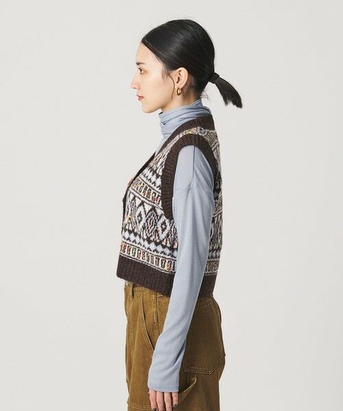 BEAUTY&YOUTH UNITED ARROWS / ビューティー&ユース ユナイテッドアローズ ベスト | ＜Lollys Laundry＞ジャガードニットベスト | 詳細5