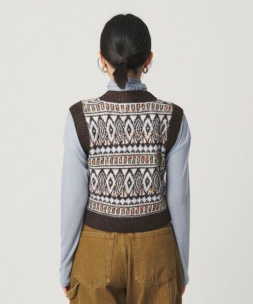 BEAUTY&YOUTH UNITED ARROWS / ビューティー&ユース ユナイテッドアローズ ベスト | ＜Lollys Laundry＞ジャガードニットベスト | 詳細6