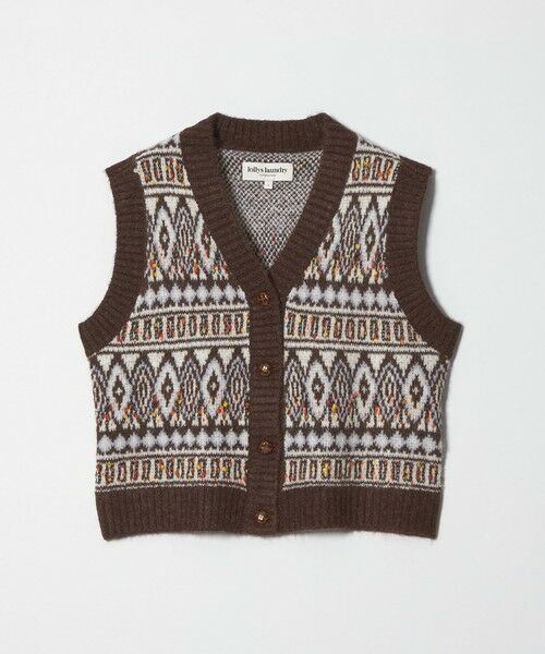 BEAUTY&YOUTH UNITED ARROWS / ビューティー&ユース ユナイテッドアローズ ベスト | ＜Lollys Laundry＞ジャガードニットベスト | 詳細7