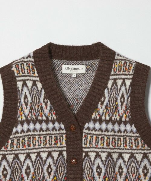 BEAUTY&YOUTH UNITED ARROWS / ビューティー&ユース ユナイテッドアローズ ベスト | ＜Lollys Laundry＞ジャガードニットベスト | 詳細9