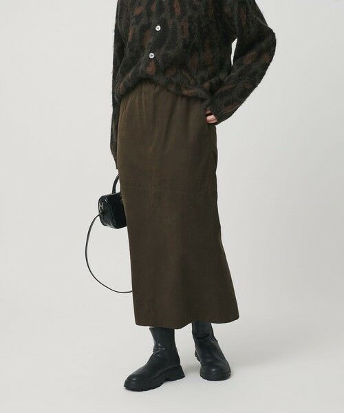 BEAUTY&YOUTH UNITED ARROWS / ビューティー&ユース ユナイテッドアローズ ロング・マキシ丈スカート | スエードライク Iラインスカート | 詳細8