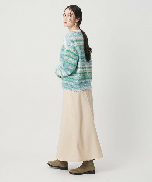 BEAUTY&YOUTH UNITED ARROWS / ビューティー&ユース ユナイテッドアローズ ミニ・ひざ丈スカート | 毛ポリエステル フランネル プレスフレアスカート | 詳細3