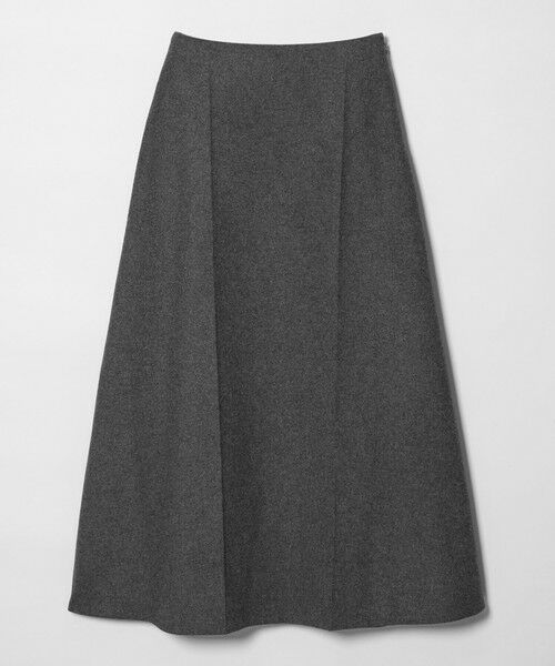 BEAUTY&YOUTH UNITED ARROWS / ビューティー&ユース ユナイテッドアローズ ミニ・ひざ丈スカート | 毛ポリエステル フランネル プレスフレアスカート | 詳細15