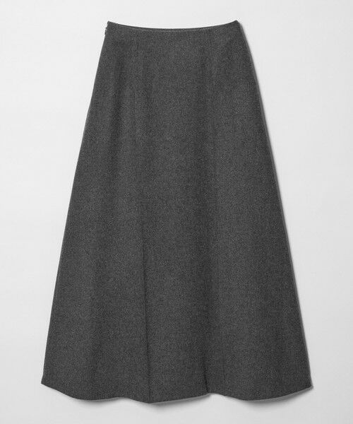 BEAUTY&YOUTH UNITED ARROWS / ビューティー&ユース ユナイテッドアローズ ミニ・ひざ丈スカート | 毛ポリエステル フランネル プレスフレアスカート | 詳細16