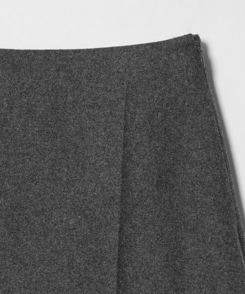 BEAUTY&YOUTH UNITED ARROWS / ビューティー&ユース ユナイテッドアローズ ミニ・ひざ丈スカート | 毛ポリエステル フランネル プレスフレアスカート | 詳細17