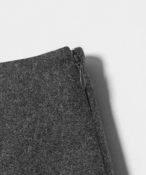 BEAUTY&YOUTH UNITED ARROWS / ビューティー&ユース ユナイテッドアローズ ミニ・ひざ丈スカート | 毛ポリエステル フランネル プレスフレアスカート | 詳細18