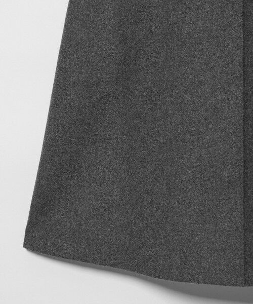 BEAUTY&YOUTH UNITED ARROWS / ビューティー&ユース ユナイテッドアローズ ミニ・ひざ丈スカート | 毛ポリエステル フランネル プレスフレアスカート | 詳細19