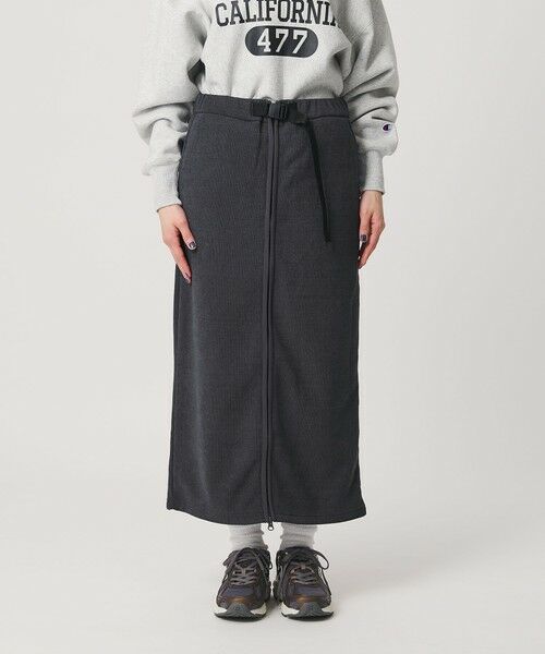 BEAUTY&YOUTH UNITED ARROWS / ビューティー&ユース ユナイテッドアローズ ロング・マキシ丈スカート | ＜THOUSAND MILE＞フリース ジップスカート | 詳細11