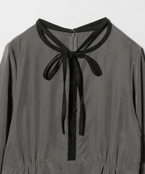 BEAUTY&YOUTH UNITED ARROWS / ビューティー&ユース ユナイテッドアローズ ロング・マキシ丈ワンピース | キュプラブレンド タイリボンワンピース | 詳細15