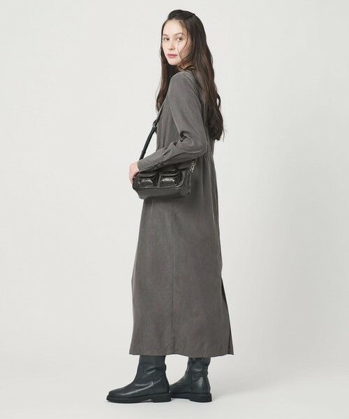 BEAUTY&YOUTH UNITED ARROWS / ビューティー&ユース ユナイテッドアローズ ロング・マキシ丈ワンピース | キュプラブレンド タイリボンワンピース | 詳細9